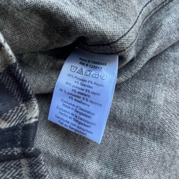 Jachs Plaid Shirt Jacket Flannel Long Sleeve Button Up Mens Size Medium - Picture 8 of 10